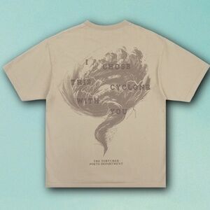 Taylor Swift TTPD I Choose This Cyclone With You T-Shirt - NEW